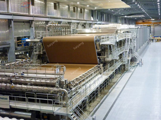 آلة تصنيع الورق المموج 3800 مم 280 م / دقيقة مواد إعادة التدوير