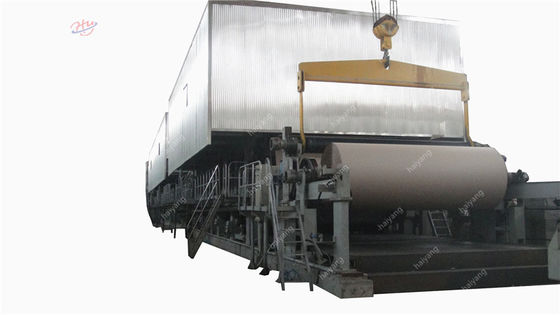 آلة تصنيع الورق المموج 3800 مم 280 م / دقيقة مواد إعادة التدوير