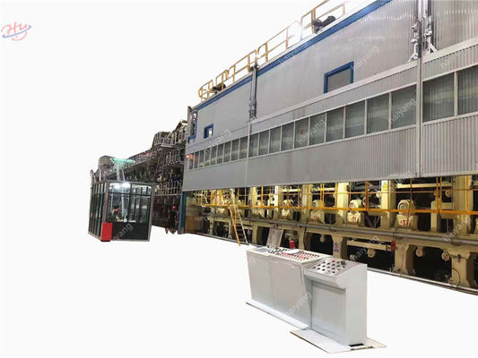 قسم آلة تصنيع الألواح الورقية المزدوجة شبه الأوتوماتيكية محرك 50 طن في اليوم