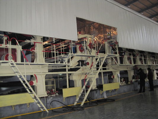 آلات تصنيع الورق المموج Testliner Kraft 2900mm 50 T / D 240m / Min