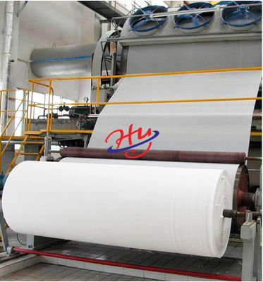 آلة تصنيع الورق A4 شبه الأوتوماتيكية 20TPD 2100mm آلة إعادة تدوير نفايات الورق