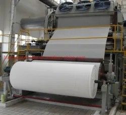 3500 مم ورق التواليت ماكينة إنتاج لفة جامبو 300 م / دقيقة