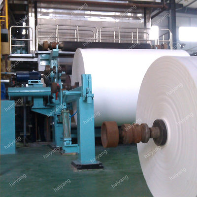 آلة تصنيع ورق التواليت بقش القمح 0.8T / D 180m / Min