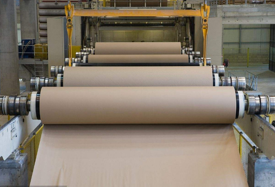 2400mm Kraft Duplex Paper Board ماكينة خط إنتاج لفة جامبو